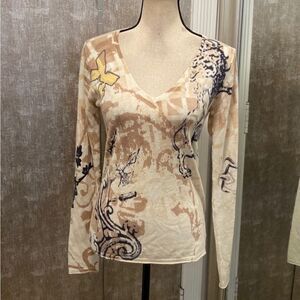 100% Cashmere Women's Designer Raw 7 Sweater